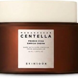 SKIN1004 Probio Cica Enrich Cream 1.69 fl.oz, 50ml, Korean Face Moisturiser, Night Face Cream with Madagascar Centella, Hydrating Moisturizer for Soothing and Strengthening the Skin, Korean Skin Care
